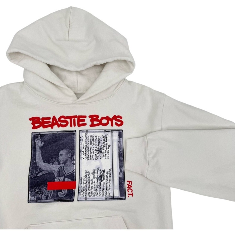 FACT x Beastie Boys Capsule Hoodie‎ Limited Release White Mens Small 90's USA